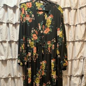 Torrid chiffon duster kimono